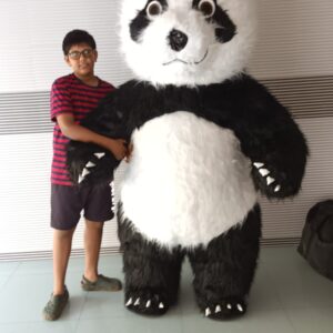 Panda Mascot for Kids Birthday Party
