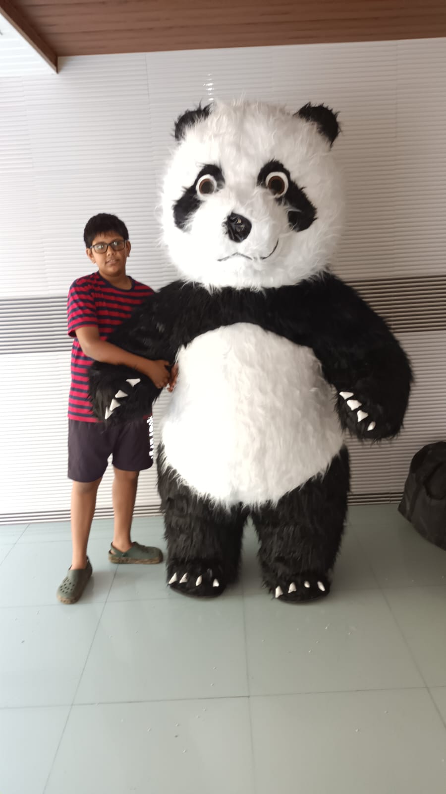 Panda Mascot for Kids Birthday Party