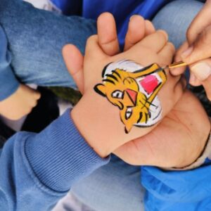 tattoo artist for kids birthday party