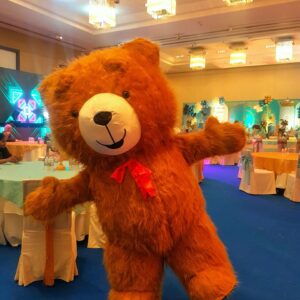 Teddy Bear Mascot for Kids Birthday Party