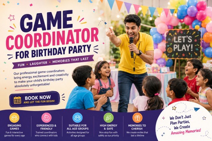 game coordinator for birthday party